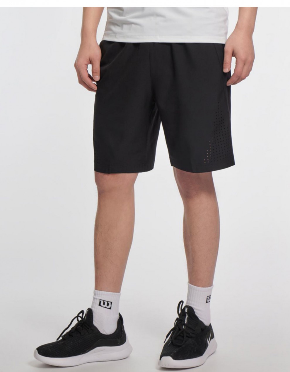 运动网球裤短裤纳达尔网球服男费德勒裤子球衣澳网速干白色纯净版xxxs