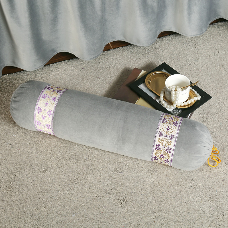 美容院趴枕脚枕护颈枕枕头圆柱颈椎枕圆枕糖果枕美容床脚垫装饰枕抱枕