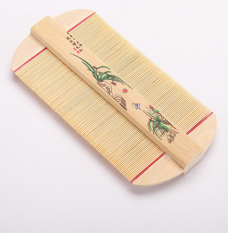 手工老式竹篦超密齿篦子除虱子卵梳梳蓖子跳蚤去虱子梳去头屑箅子 超