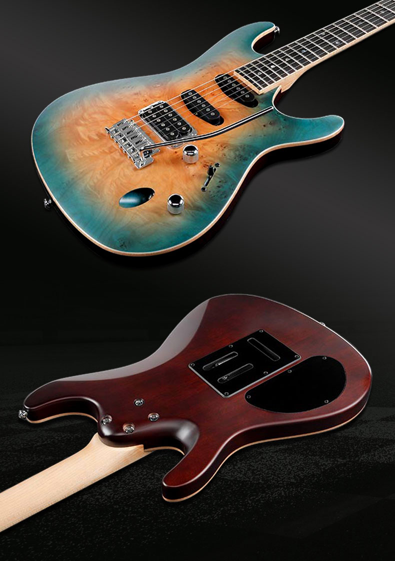 ibanez依班娜gsa60 sa260fm/360nqm/460qm电吉他小双摇薄琴体 sa460qm