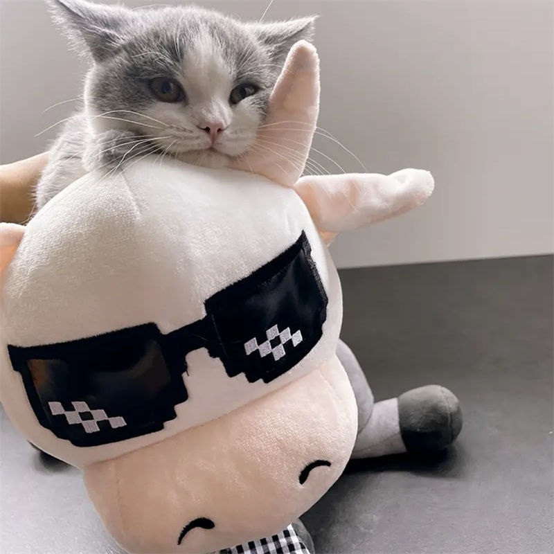 创意搞怪你是什么牛马玩偶沙雕恶搞毛绒玩具牛马兄弟先生公仔抱枕男女