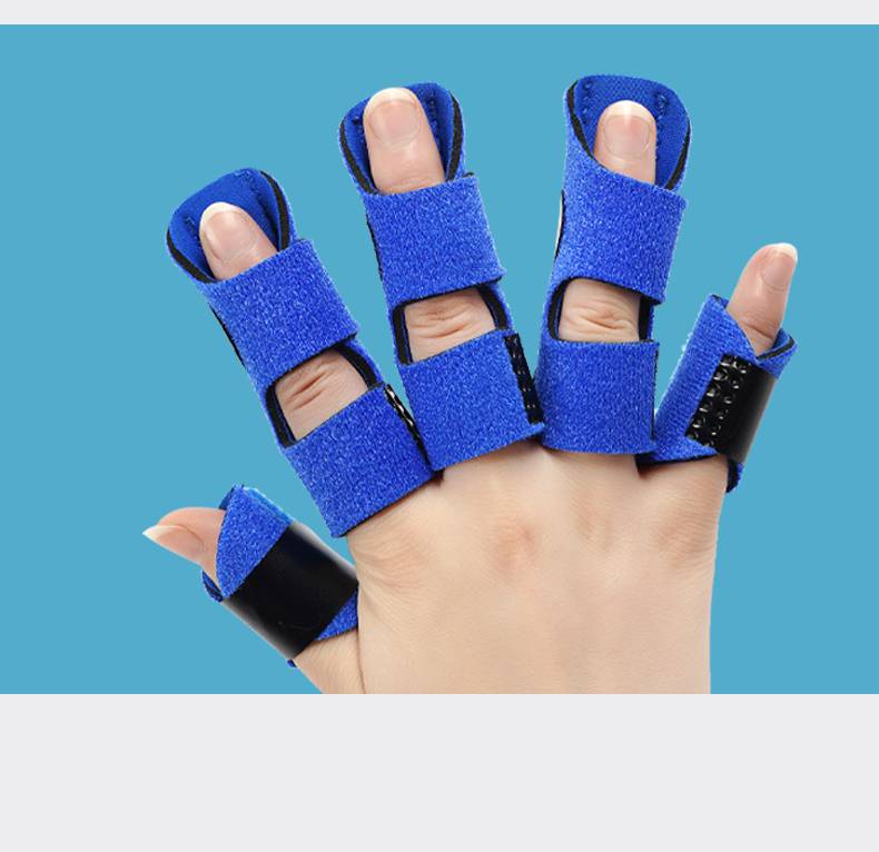 护手指关节套手指固定夹板器指套保护关节弯曲变形肿大拇指锤状指小指