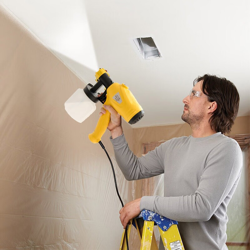 电动喷喷石膏线喷乳胶漆喷漆机25毫米口径乳胶漆油漆喷涂工具喷绘颜料