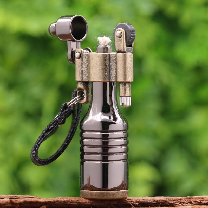 佰穆兰迷你煤油打火机创意个性潮砂轮火石加油火机便携男复古小巧u03