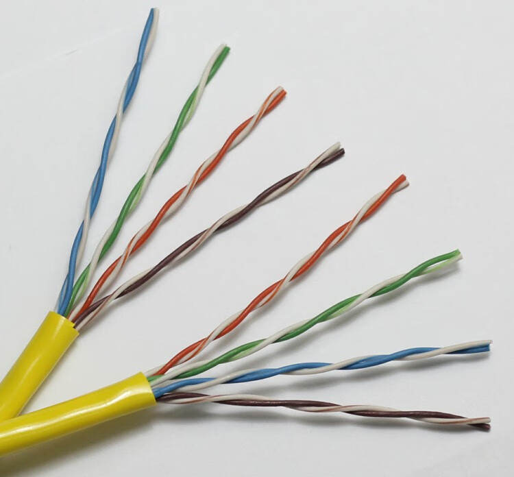 适用于电信中兴华为原配网线成品机制跳线 路由器超五类网线1-10米 黄