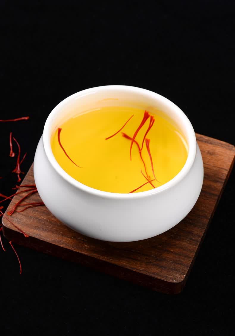 四个春天霍山铁皮石斛枫斗礼盒装藏红花妈妈长辈客户生日礼物f1 陶瓷