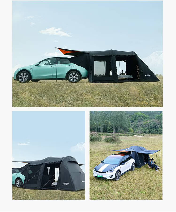 modely帐篷杜邦适用特斯拉modely汽车尾帐篷防水防晒休闲户外露营帐篷