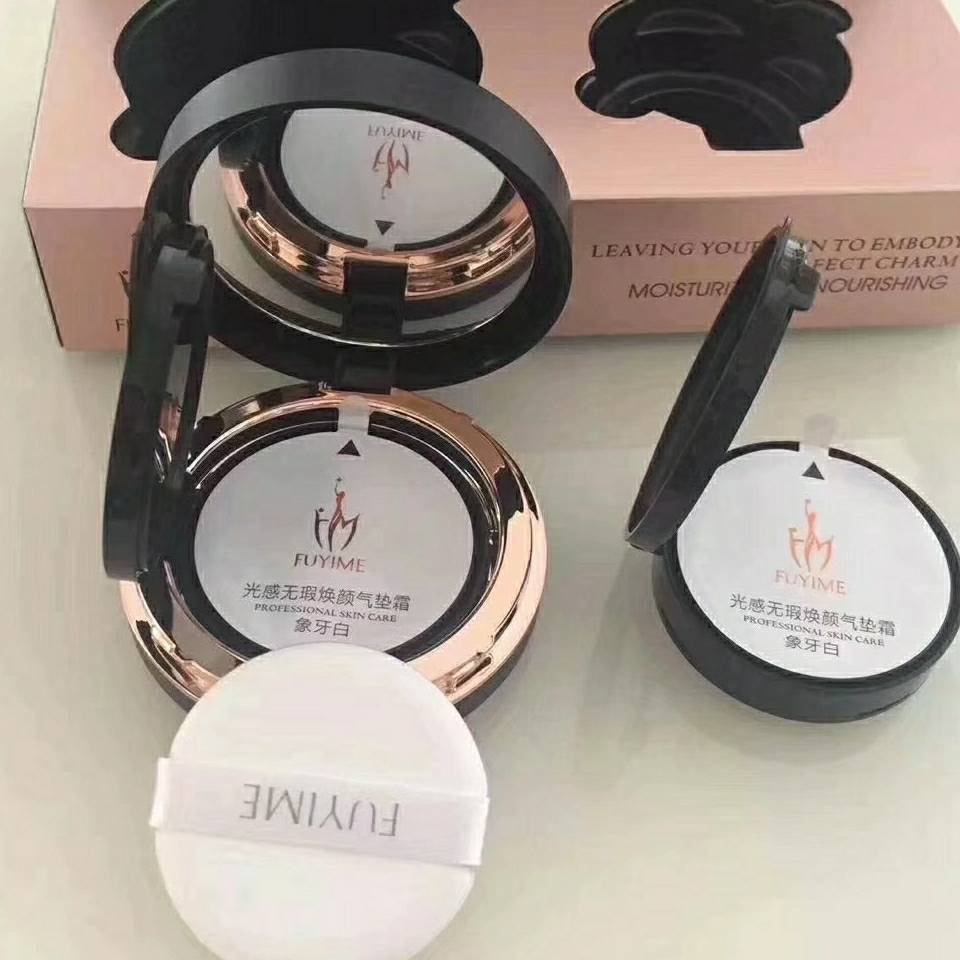 付爱宝气垫cc付爱宝fuyime水光气垫cc霜防水遮瑕孕妇cc气垫霜提亮肤色