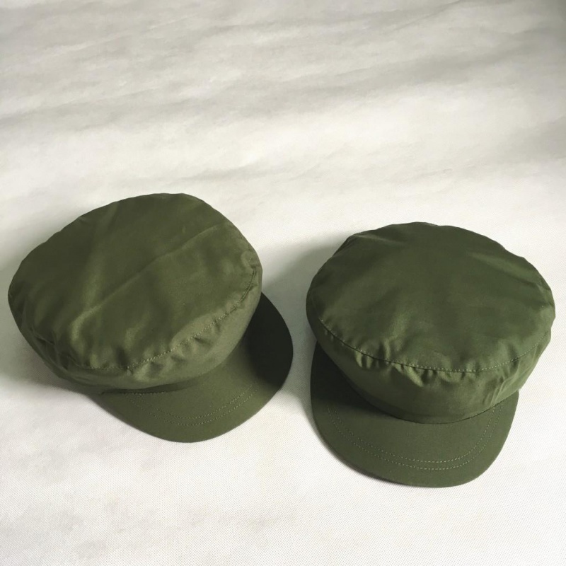 屿汐新品解放帽老式65式78式军绿色帽子的确良解放帽老军帽 军绿 1号