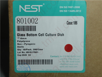 nest耐思玻底培养皿biosharp白鲨共聚焦培养板皿801001 φ20mm 801002