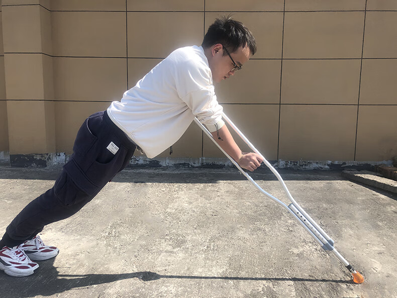 医用拐杖老人双拐腋下拐手杖残疾人拐棍轻便防滑拐扙助行器snl 【标准