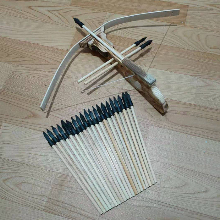 驽弓箭成人用仿古竹木制弓驽套装户外儿童亲子射击吸盘