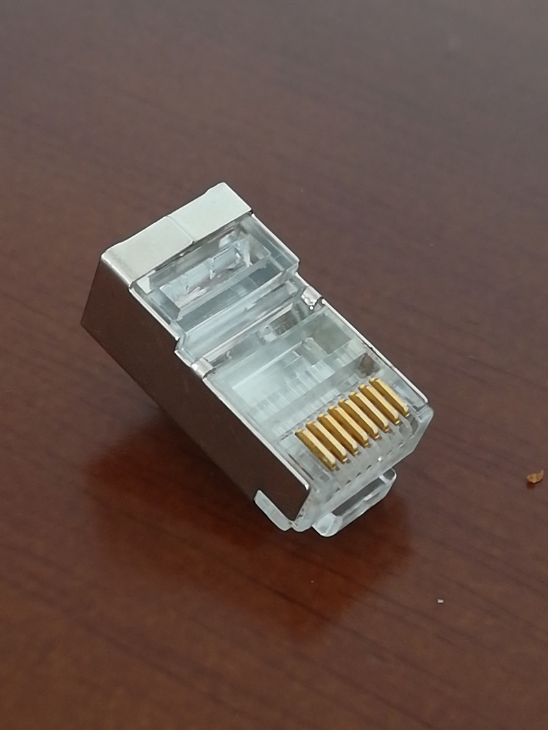 适用于amp安普康普海康超五六类网吧非屏蔽水晶头网线85547203华三h3c