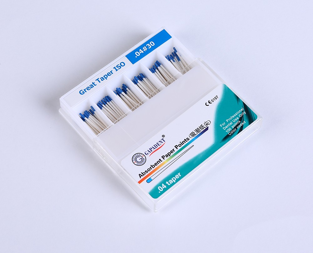 牙科材料天津加发吸潮纸尖牙胶尖04锥度06锥度加发大锥度吸潮纸尖 04