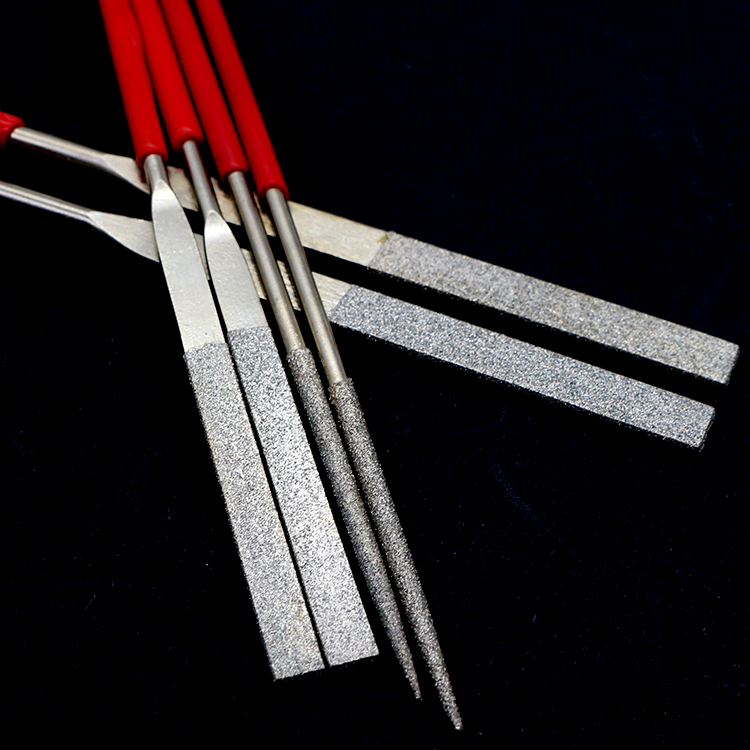 圆形整形锉平板整形锉金刚石锉刀木工钢锉磨平头玉石锉子小挫刀平板锉