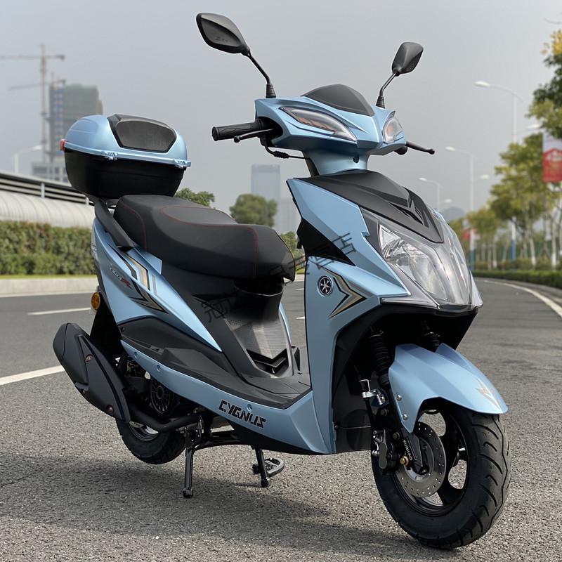 2020新款jog巧格踏板摩托车整车外卖可上牌国四电喷燃油125cc省油蓝色