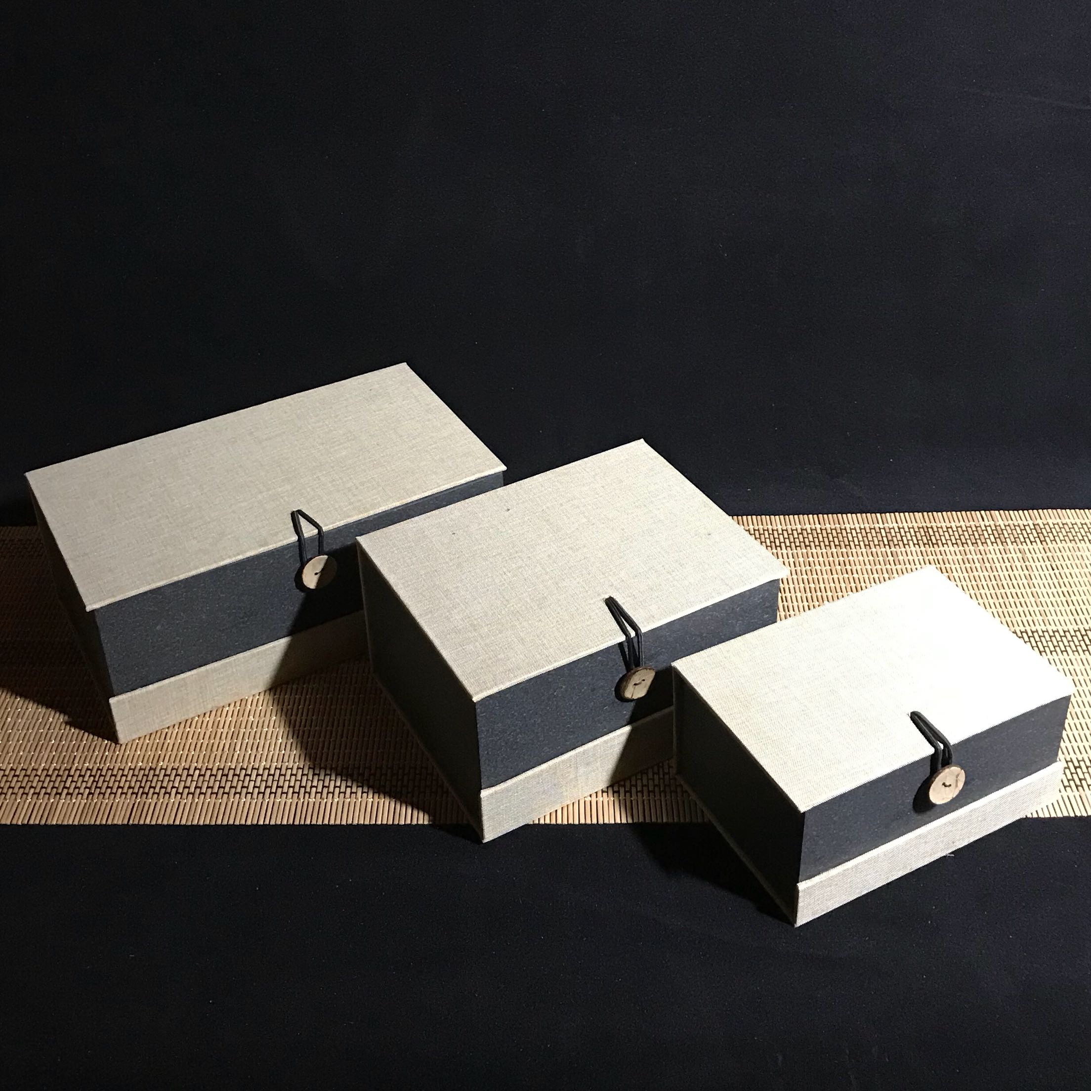 *长方形包装盒子花瓶陶瓷摆件瓷器字画收纳锦盒聚鑫布艺礼品盒批发 大