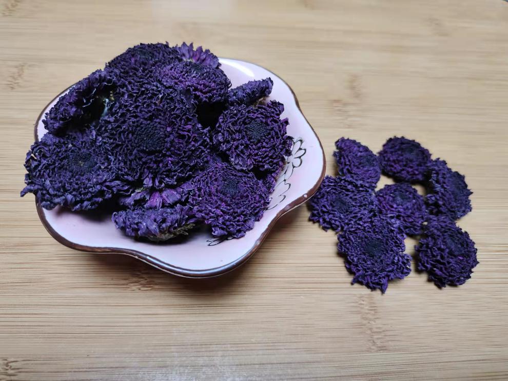 新疆野生昆仑山紫菊花茶养生茶雪菊胎菊100g天山菊花茶【图片 价格