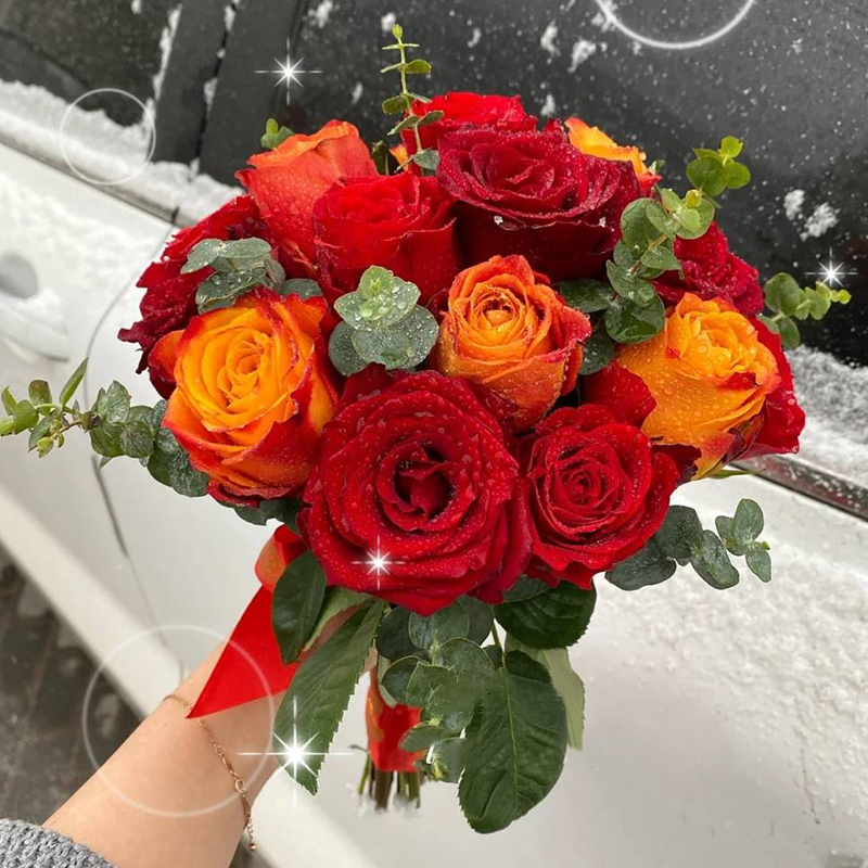 七夕恋新娘手捧花结婚登记婚纱拍摄广州深圳佛山东莞同城鲜花速递送