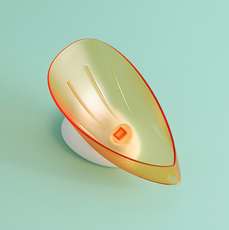 多功能沥水肥皂盒免打孔创意多功能卫生间洗手台粘贴香皂盒皇和11173