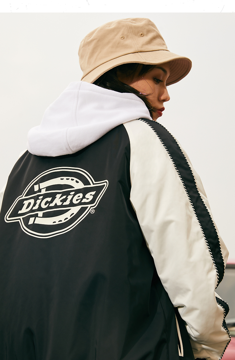 dickies棒球服夹克印花外套春夏季休闲上衣情侣款长袖棒球夹克棒球服