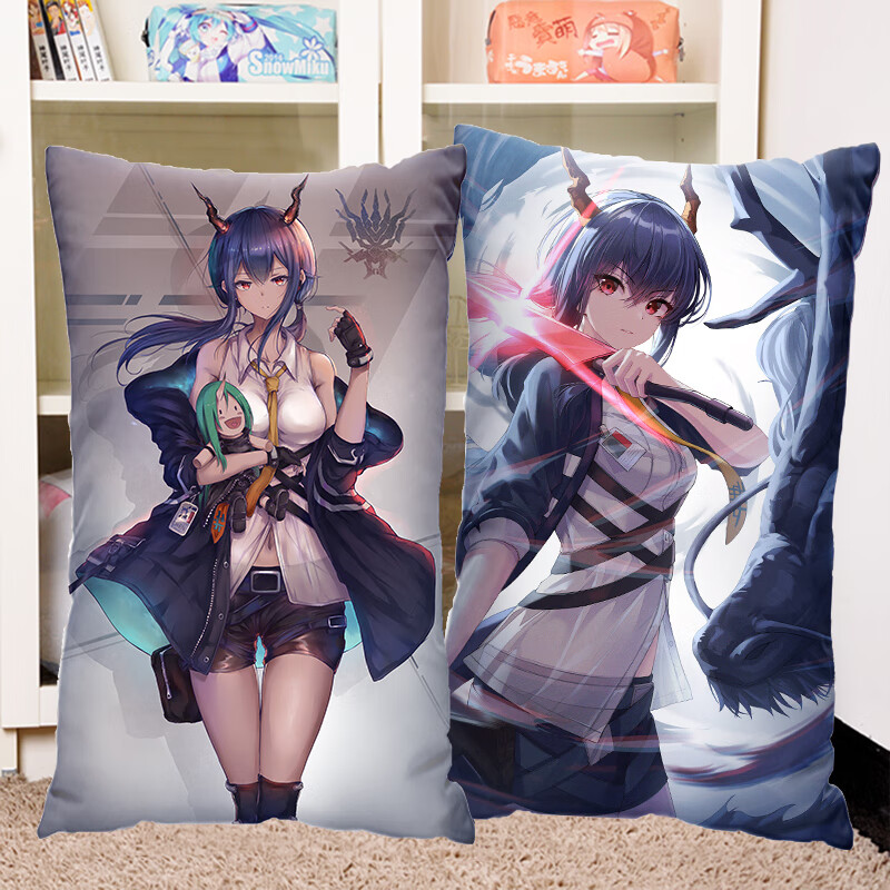 明日方舟等身抱枕凯尔希 明日方舟周边斯卡蒂艾雅法拉半身抱枕陈