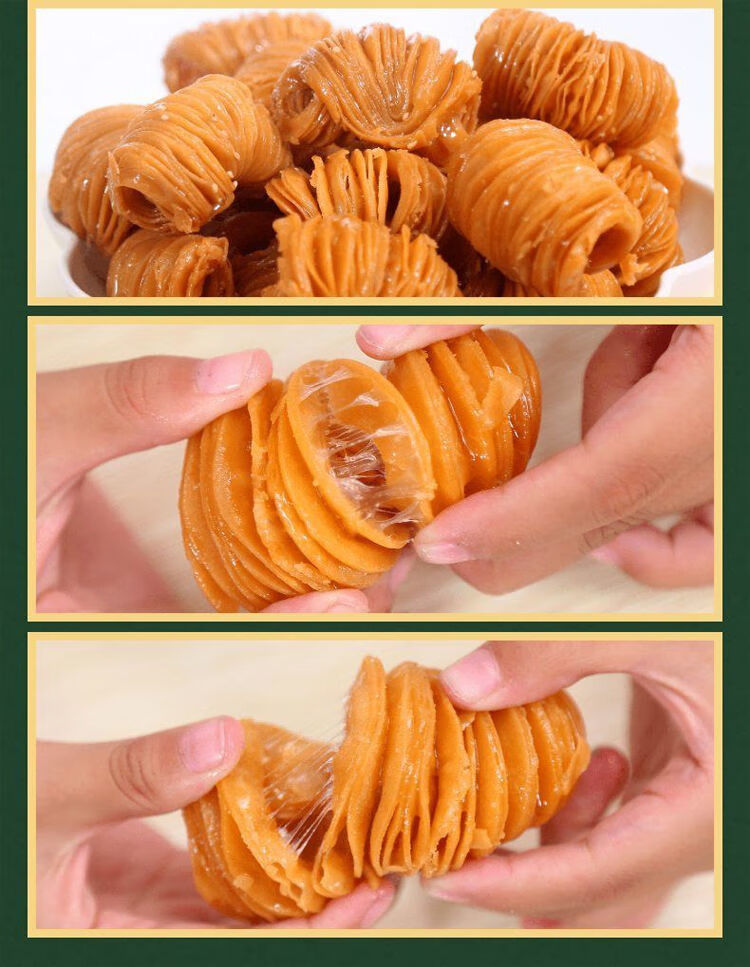 河南特产蜜食马蹄酥翻麻花糕点传统手工老式蜜汁甜食果子甜点点心