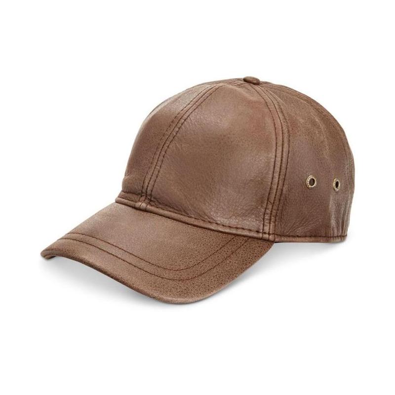 stetson男帽子棒球帽真皮复古棕色圆顶时尚秋冬5138232bjblackonesize