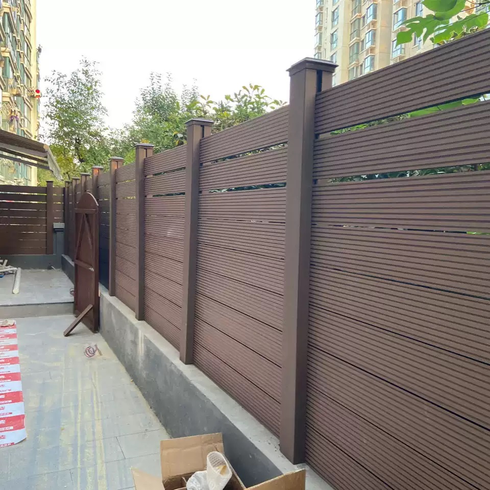 邦普诺(borpunor)二代共挤塑木地板户外露台花园阳台防腐木围栏庭院