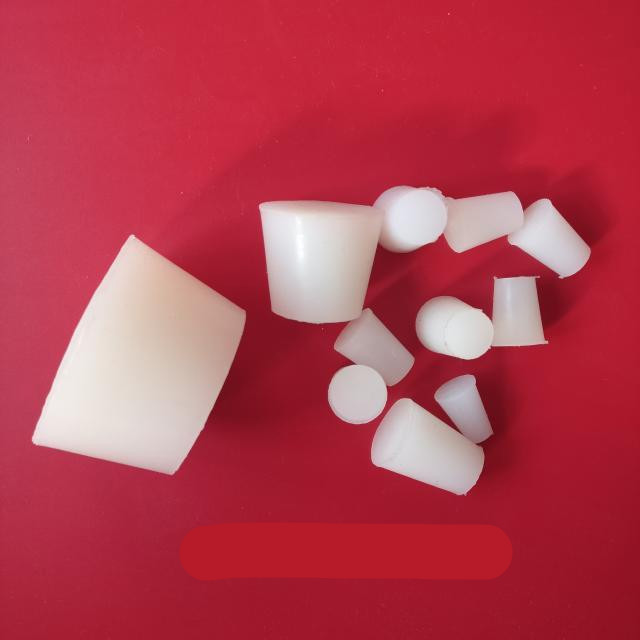 乐予 硅胶塞子堵头实心锥形硅橡胶闷头水池地漏塞子试管软塞烧瓶塞子