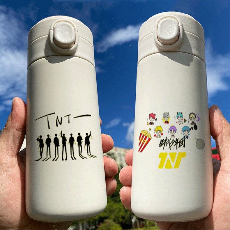 tnt时代少年团周边保温杯便携男女学生刘耀文马嘉祺宋亚轩丁程鑫