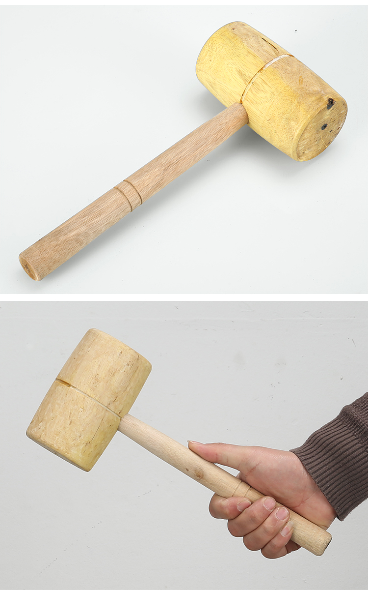 木榔头木工锤木头锤子小木锤黄檀木实木手工锤木柄木槌工具大木锤小号