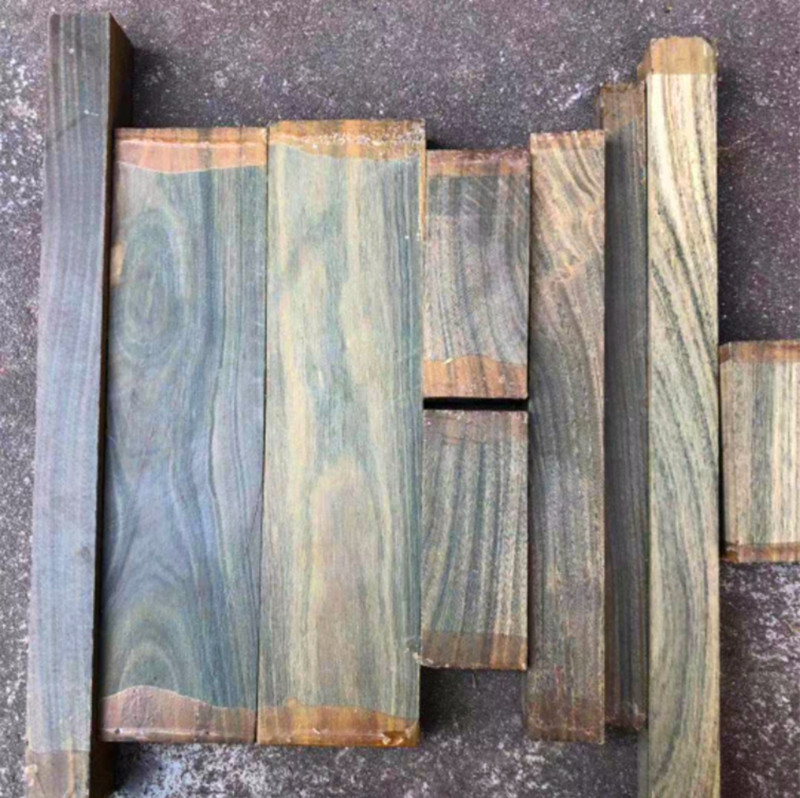 正宗阿根延绿檀原木料绿檀方料玉檀香木料板材diy佛珠手串珠子料 刀柄