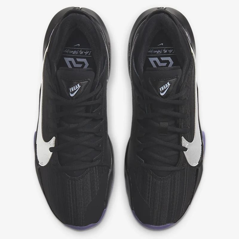 nike耐克篮球鞋zoomfreak2男子篮球鞋新款透气轻便灵活blackamethyst