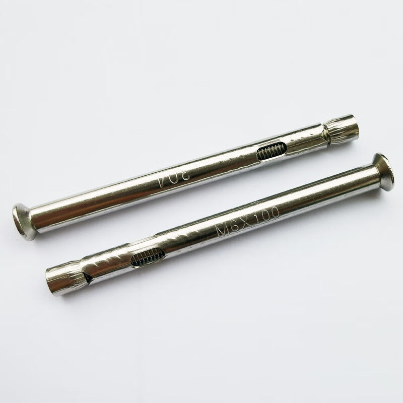 304不锈钢十字沉头内膨胀螺丝顶爆拉爆断桥铝门窗安装螺丝m6加长 m6*