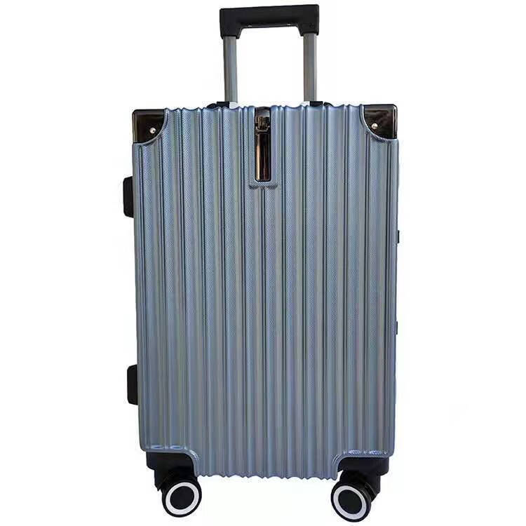 男士大容量大拉杆箱皮箱子密码箱铝框结实耐用新款 牡丹青 27寸【图片