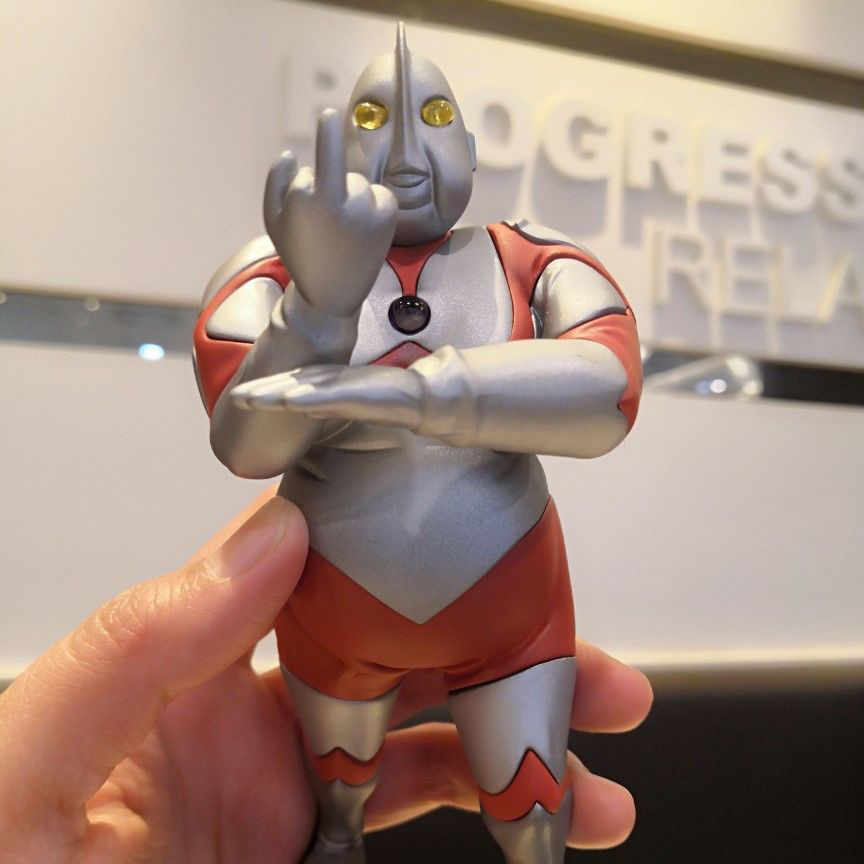 不舍天真肥胖奥特曼退休奥特曼 发福奥特曼肥宅非xplus自制超人小比例