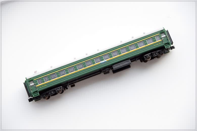 绿皮火车模型硬座车n比例yz22火车1160京局京段