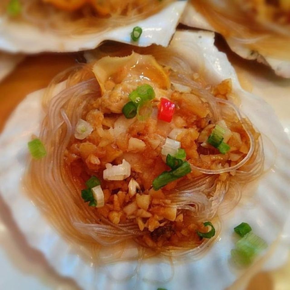 粉丝扇贝100只黄金粉丝贝蒜蓉粉丝贝大扇贝散装海鲜零食烧烤即食 粉丝
