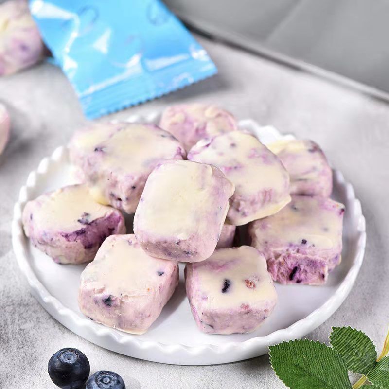 冻干草莓冻干酸奶块草莓冻干块蓝莓冻干水果法思觅语即食休闲零食草莓