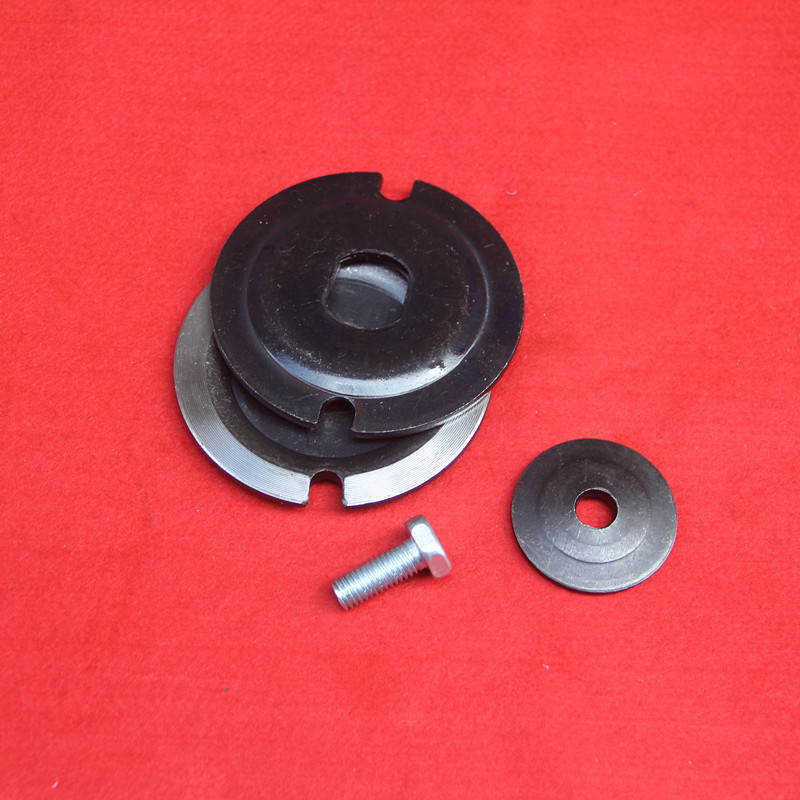 355型皮带式切割机配件主轴夹板皮带轮切割机轴砂轮压板355钢材切割机