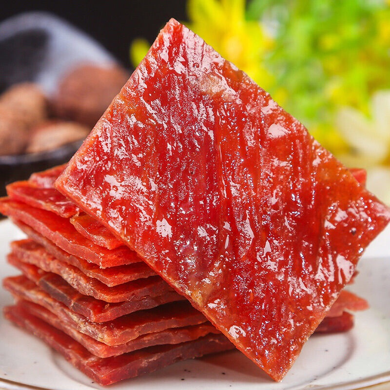 法思觅语零食优选精选靖江特产猪肉脯500g~1000g香辣/蜜汁等五种口味