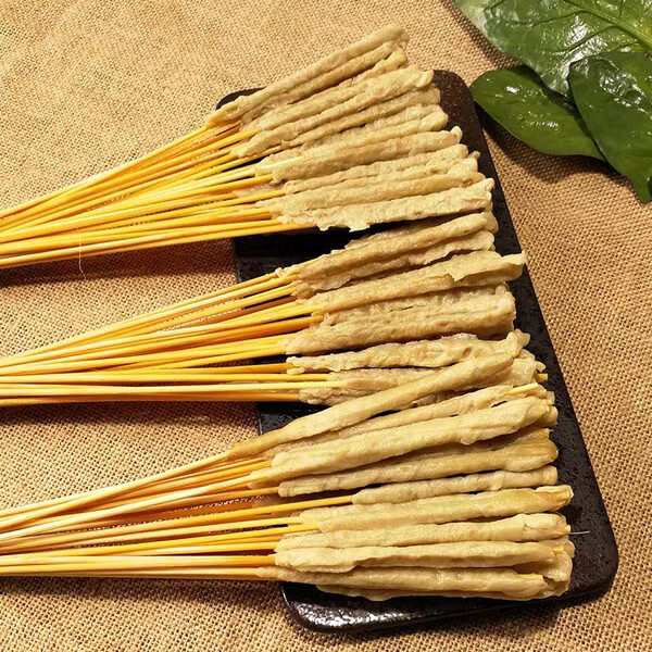 面筋串 网红面筋小串300串 小面筋串铁板油炸小吃夺命小串手把串烧烤