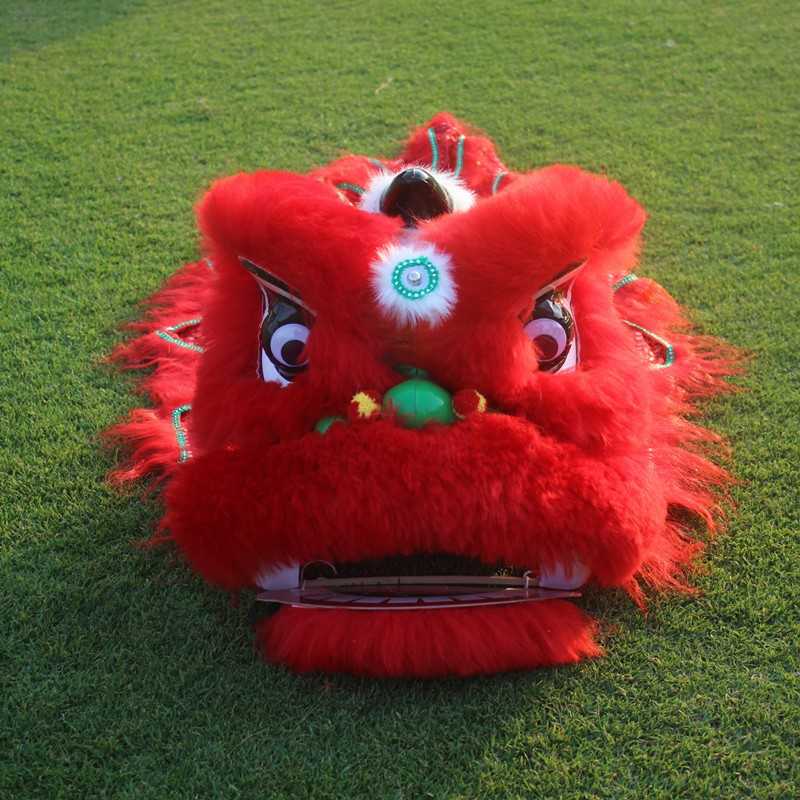 小米生态同款羊毛舞狮儿童舞狮子醒狮头儿童狮子头儿童小狮子学校表演