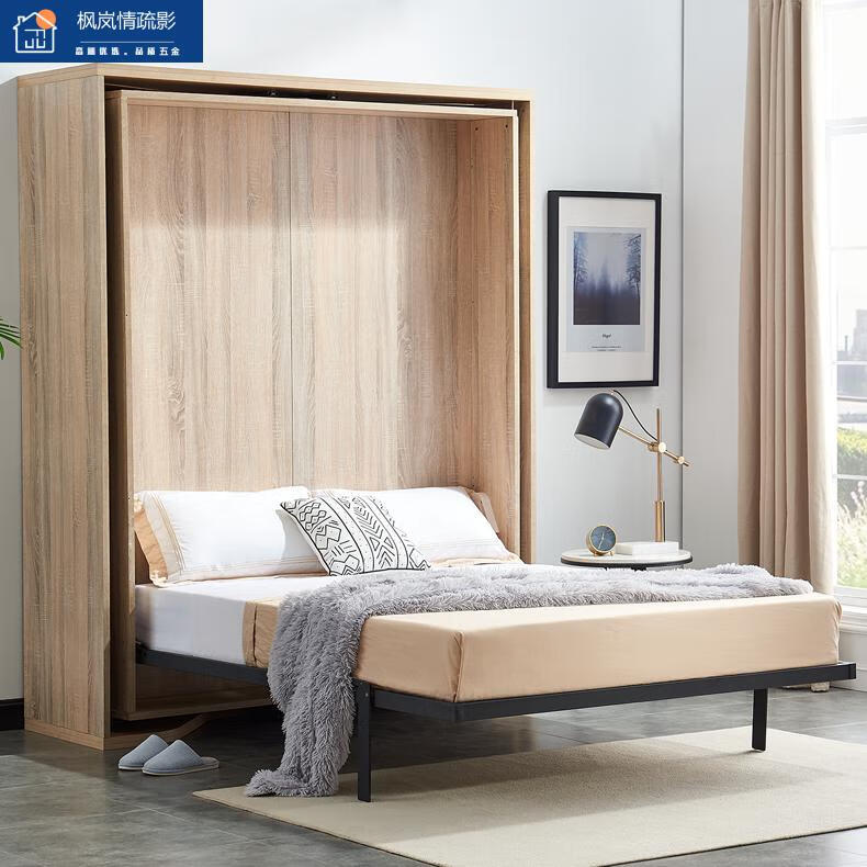 隐形床旋转折叠隐形床小户型翻转折叠床客厅壁床书房隐形床壁床五金