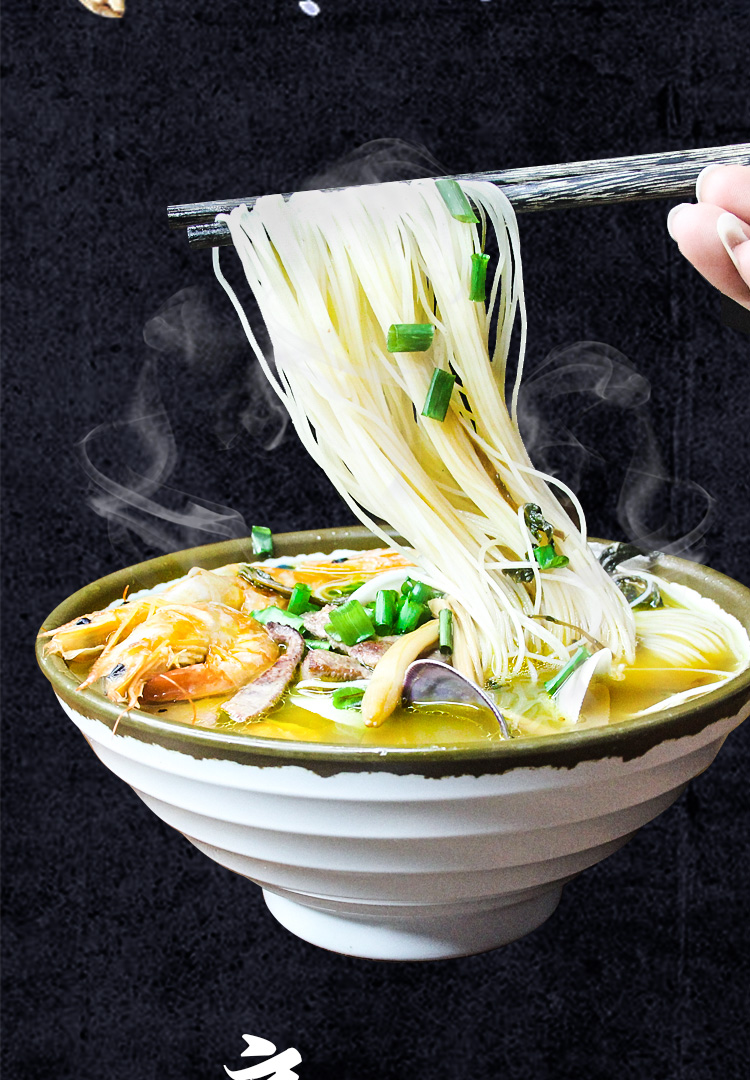 浙江台州特产临海米面手工米粉干汤面粗米粉干炒米粉米面米线干货5斤