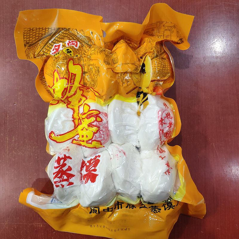 閬中白糖蒸饃桂花蒸饃四川閬中特產小吃早餐食品傳統糕點老面饅頭組合