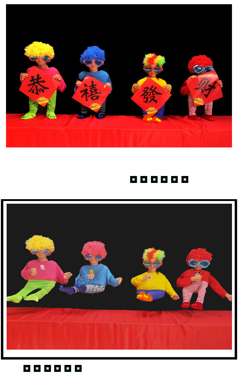 小人舞全套道具搞笑创意节目演出舞蹈动感表演服装成人元旦年会欧琪尚