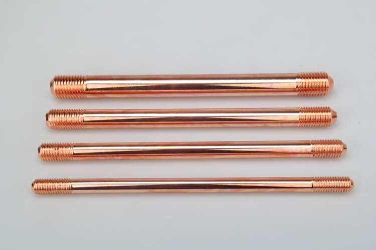 接地铜棒 头钢接地棒镀铜接地棒铜包钢接地棒垂直接地棒定制 Φ14.