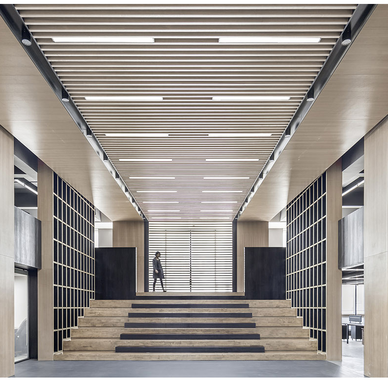 方通灯led长条灯铝方通吊顶专用灯格栅吊顶商用教室办公室条形灯 白壳